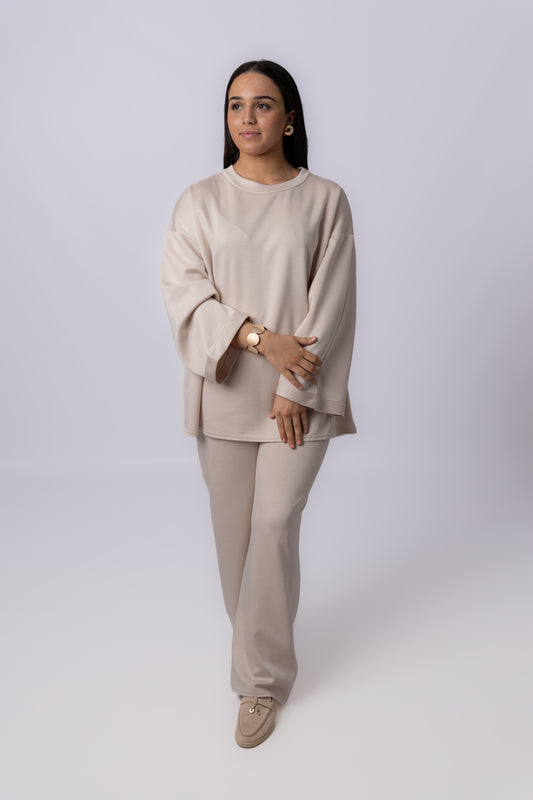 Casual set beige